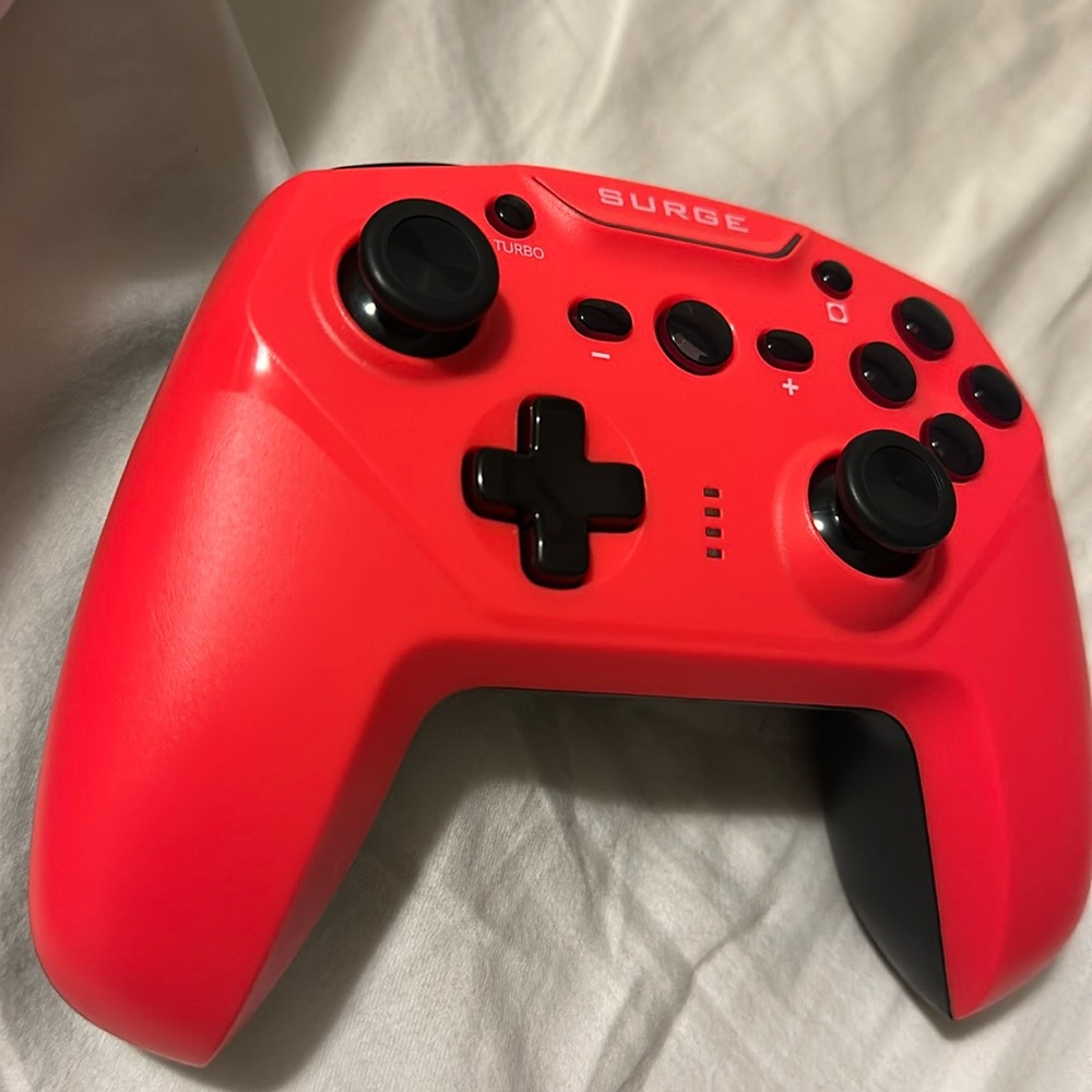 Surge SwitchPad Wireless Pro Controller for the Nintendo Switch.